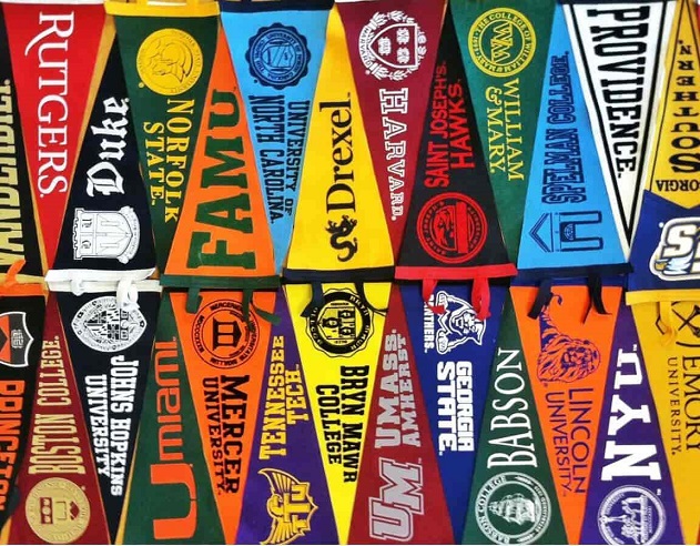 college pennants